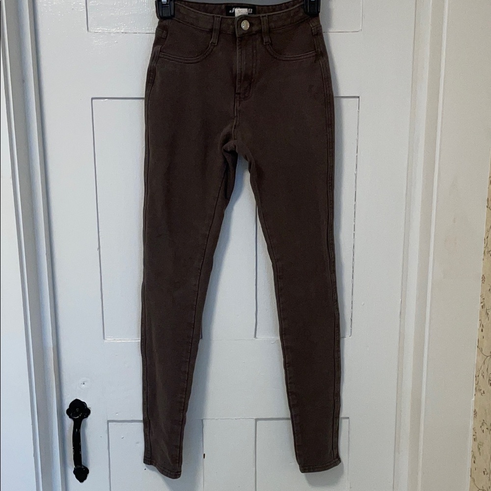 Gray High-Waisted Skinny Jeans Jegging - Bundle Only